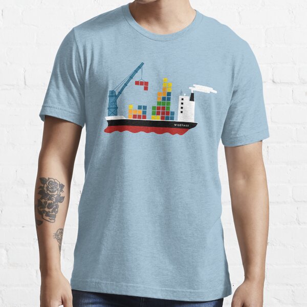 Cargo Tetris Ship Essential T-Shirt