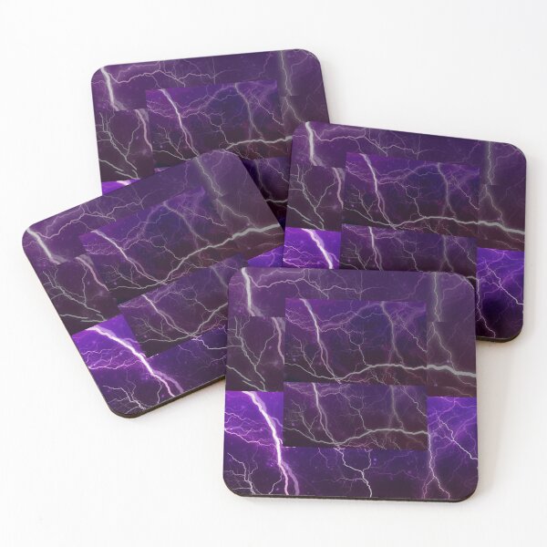 Item preview, Lightning Pattern Marbled Purple designed and sold by INKwellWellWell.