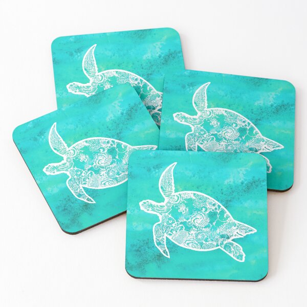 Item preview, Coral Garden Turtle  designed and sold by Sadie James.