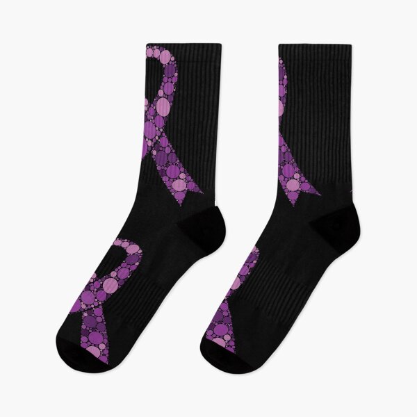 Item preview, Pancreatic Cancer Awareness Purple Polka Dot Ribbon designed and sold by GravitiTees.