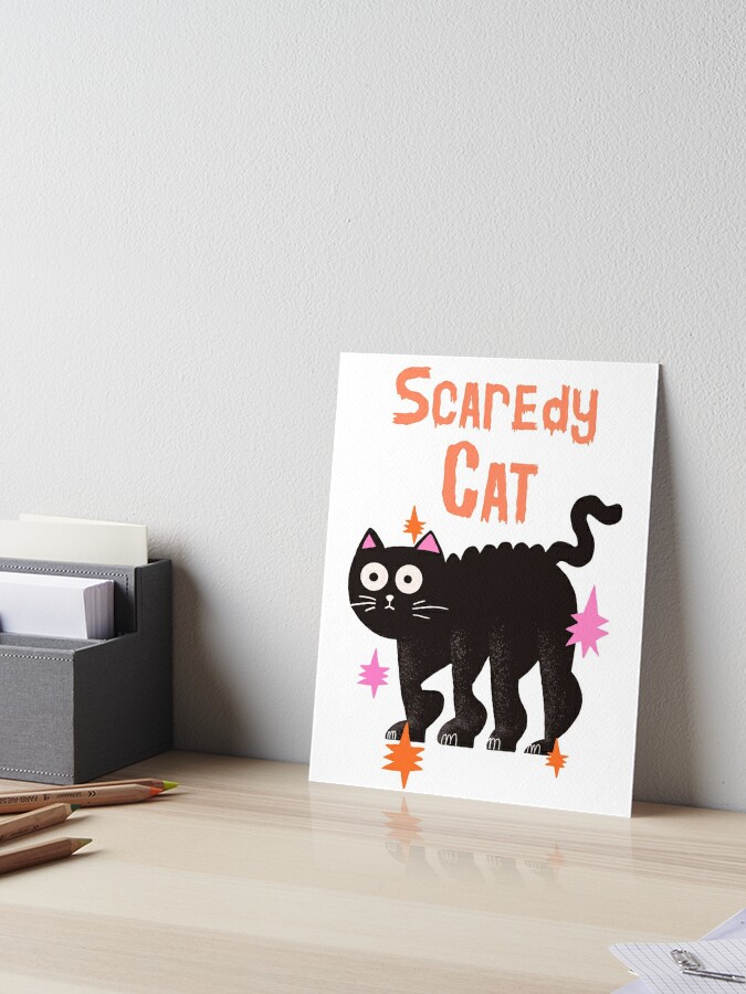 Scaredy Cat | Art Board Print
