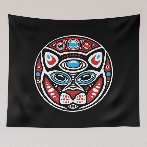 Item preview, Cat Shamanic Animal Emblem designed and sold by Quire.