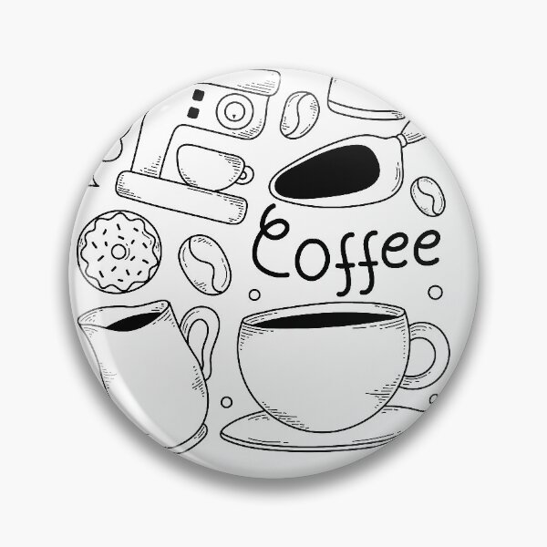 Aperçu de l'œuvre Amateur de café - Réveillez-vous et sentez le café et les croissants créée et vendue par MagicStrawberry.