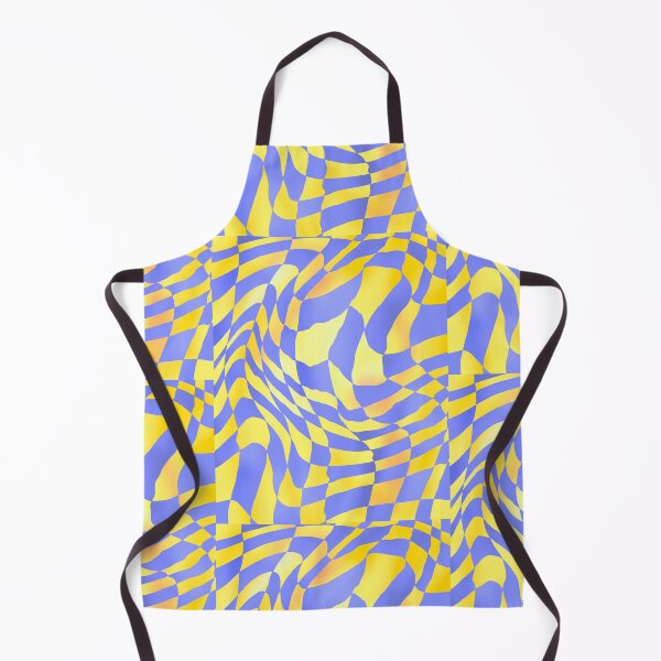 Item preview, Blue and yellow checkerboard print with a twist  designed and sold by chloemaeward.