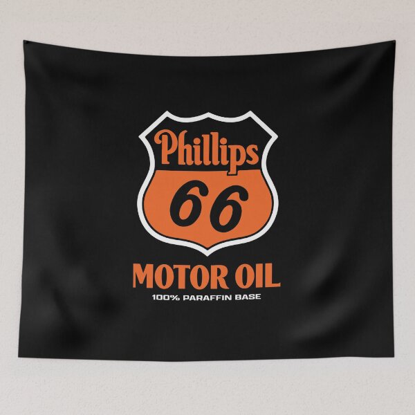 Item preview, Phillips 66 Motor Oil Vintage Logo Black designed and sold by garzonetto.