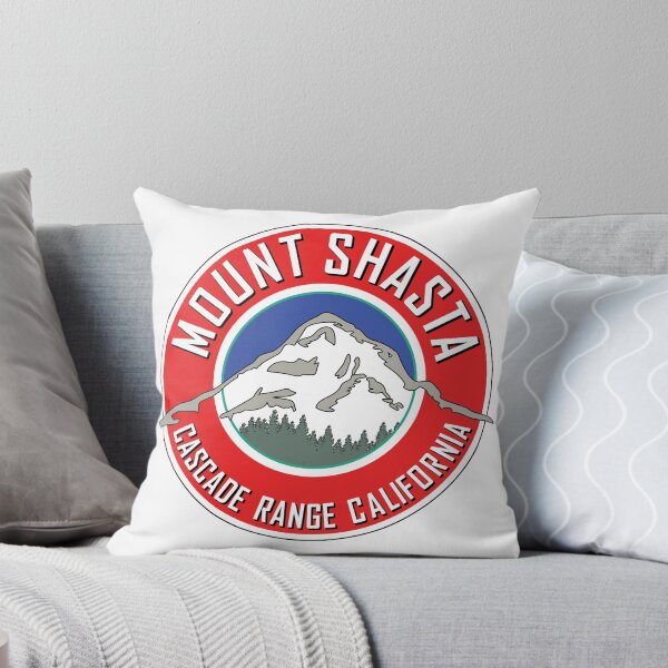 Item preview, SKIING MOUNT SHASTA CALIFORNIA MOUNTAINS SKI CASCADE RANGE CASCADES SNOWBOARD RED designed and sold by DESTINATIONS DECAL.