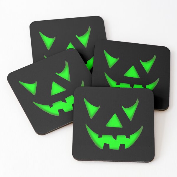Item preview, Green jack o lantern face costume  designed and sold by Yuchi1.
