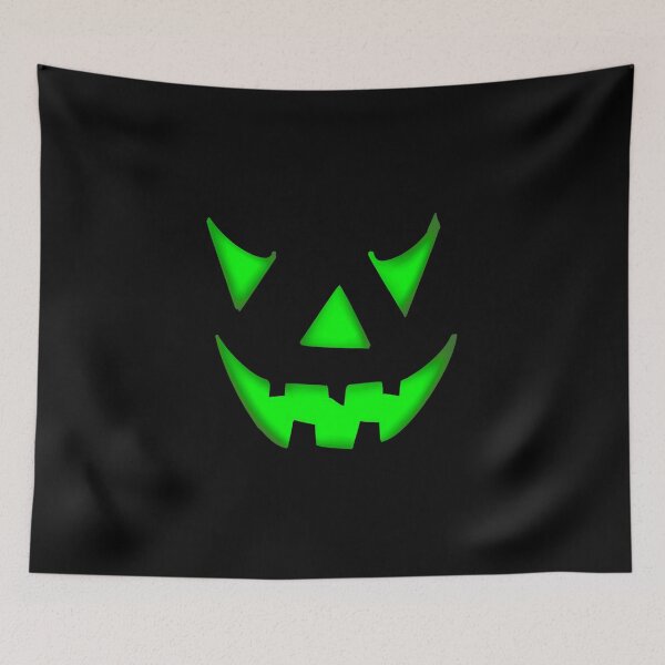 Item preview, Green jack o lantern face costume  designed and sold by Yuchi1.