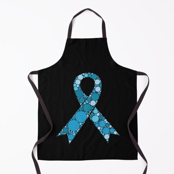 Item preview, Prostate Cancer Awareness Light Blue Polka Dot Ribbon designed and sold by GravitiTees.