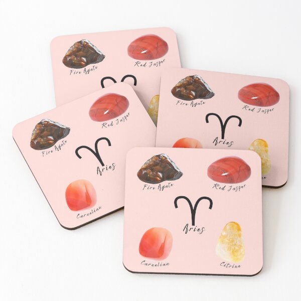 Item preview, Aries Zodiac Sign Crystals designed and sold by mooneko.