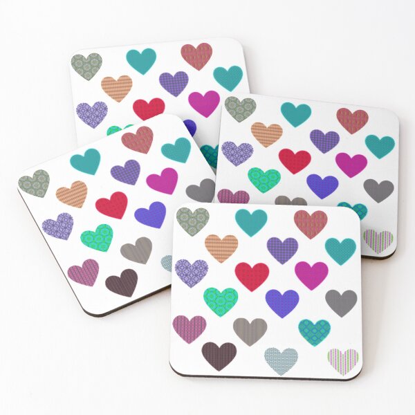 Item preview, More Little Patterned Hearts  designed and sold by Amanda1775.