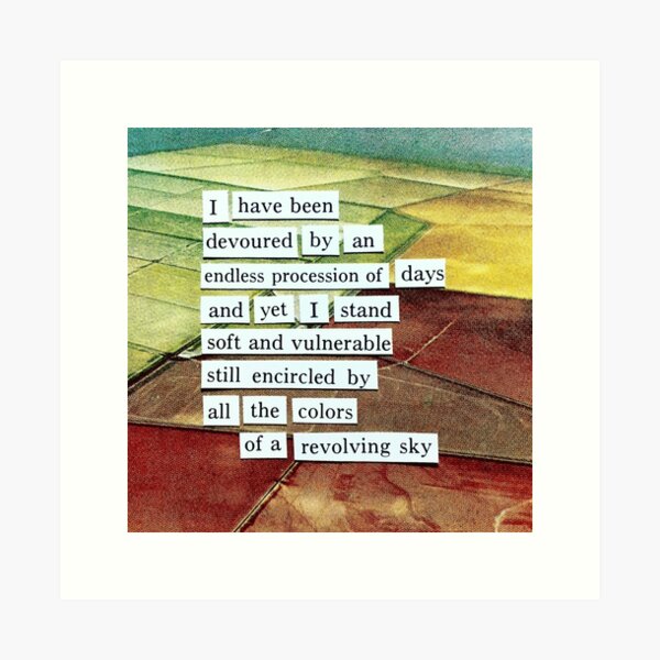 revolving sky Art Print