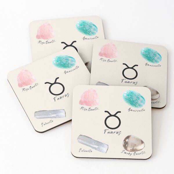 Item preview, Taurus Zodiac Sign Crystals designed and sold by mooneko.