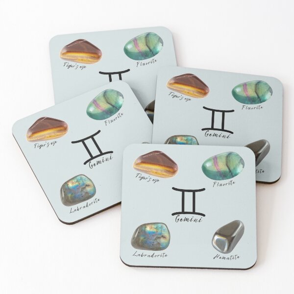 Item preview, Gemini Zodiac Sign Crystal designed and sold by mooneko.