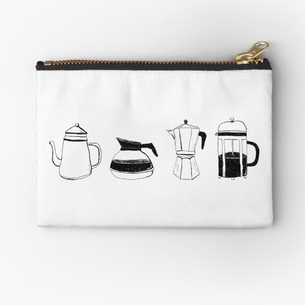Coffee Pots Zipper Pouch