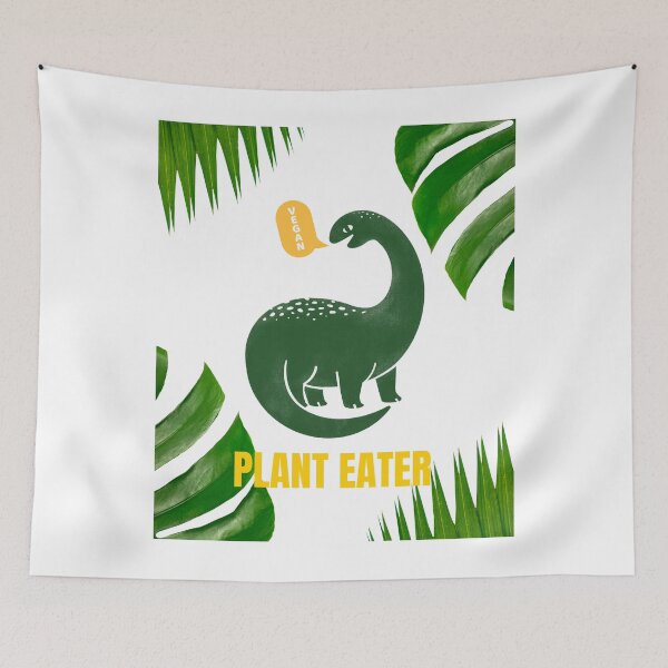 Item preview, Cute Dinosaur Vegan Plant Eater  designed and sold by TheUrbanDreamer.