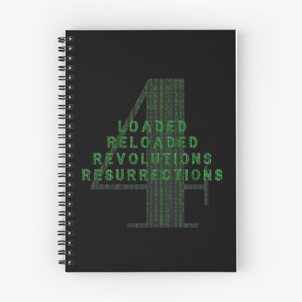 Item preview, LOAD RELOAD REVOLUTIONS RESURRECTIONS THE MATRIX 4 ► MATRIX INSPIRED designed and sold by MORE-THE-BRAND.