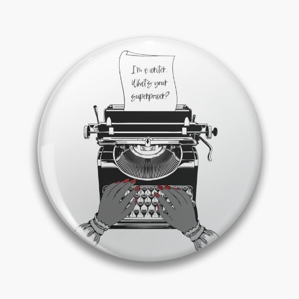 Item preview, Writing Is My Superpower designed and sold by Erin Parisien.