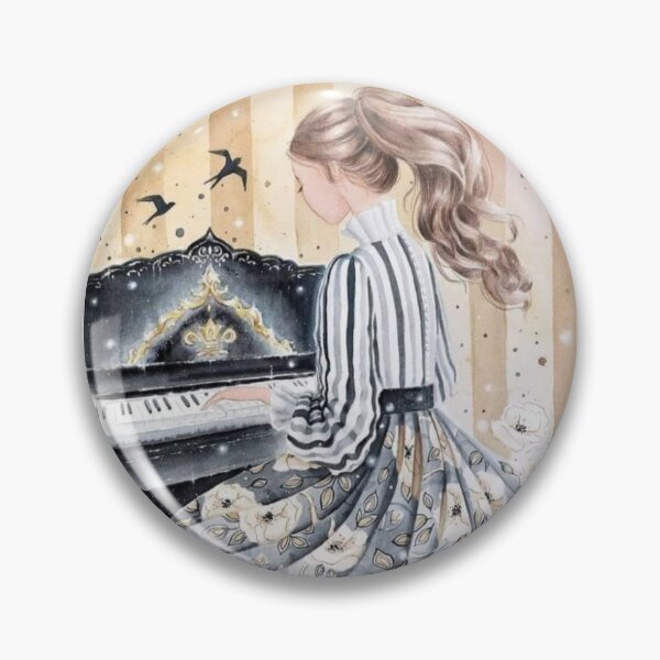 Item preview, dreamy piano girl designed and sold by Animeworldnew.