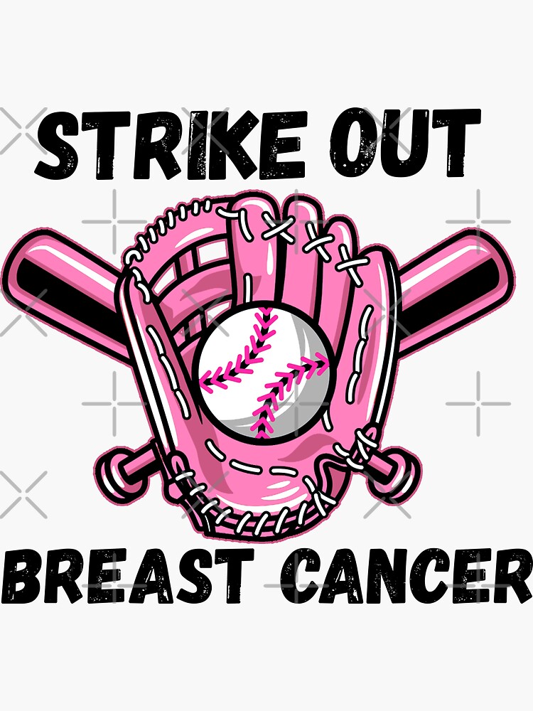 Strike Out Breast Cancer Awareness Month Baseball Softball Kids