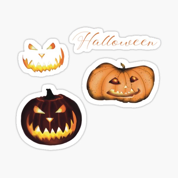 Pumpkin pack Halloween Sticker