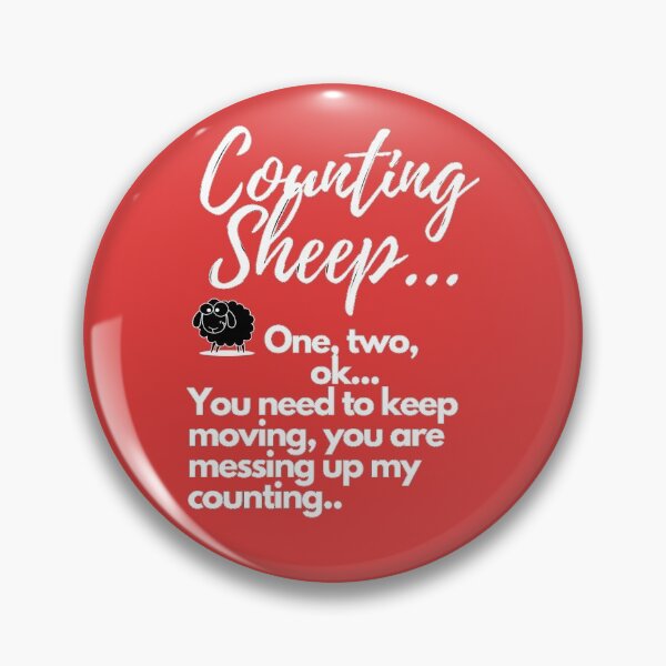 Counting Sheep Pin