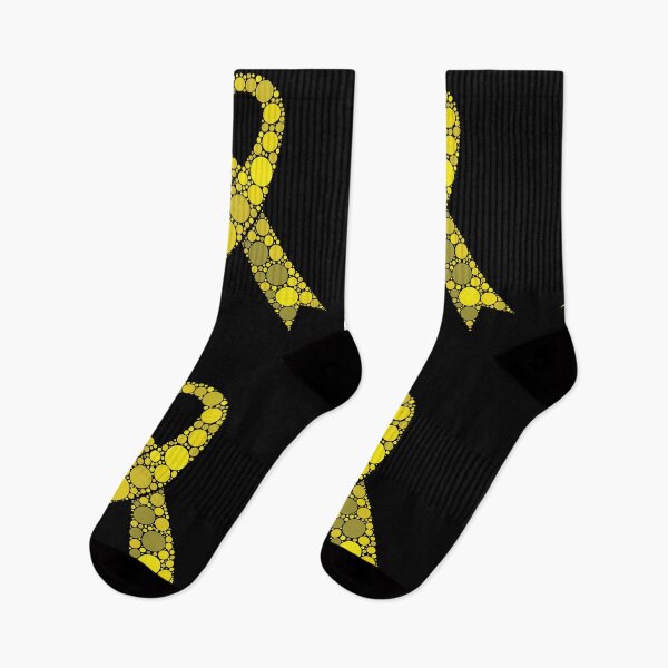 Item preview, Bladder Cancer Awareness Yellow Polka Dot Ribbon designed and sold by GravitiTees.