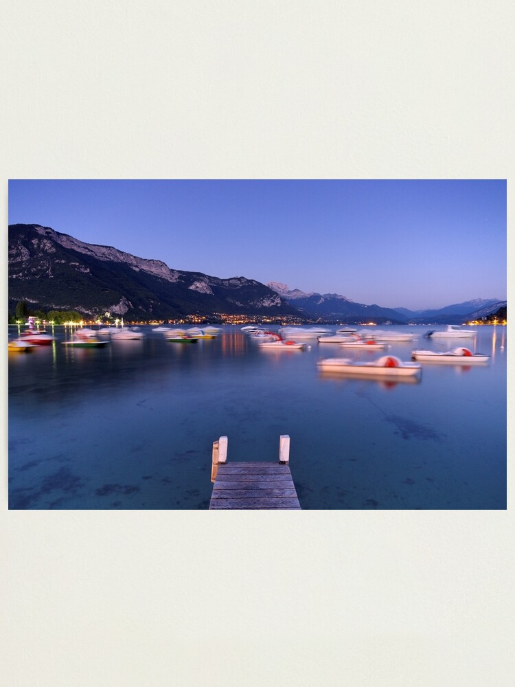 Alternate view of Late evening on Annecy lake Photographic Print