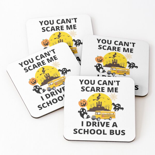 Item preview, Funny Halloween You Can't Scare Me I Drive A School Bus designed and sold by BhavyaBathla.