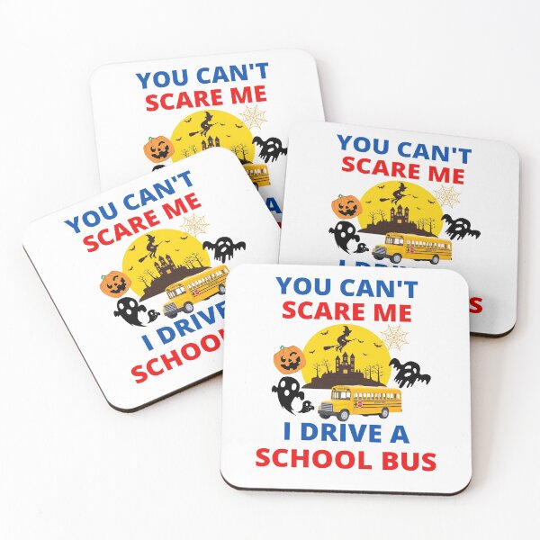 Item preview, Funny Halloween You Can't Scare Me I Drive A School Bus designed and sold by BhavyaBathla.