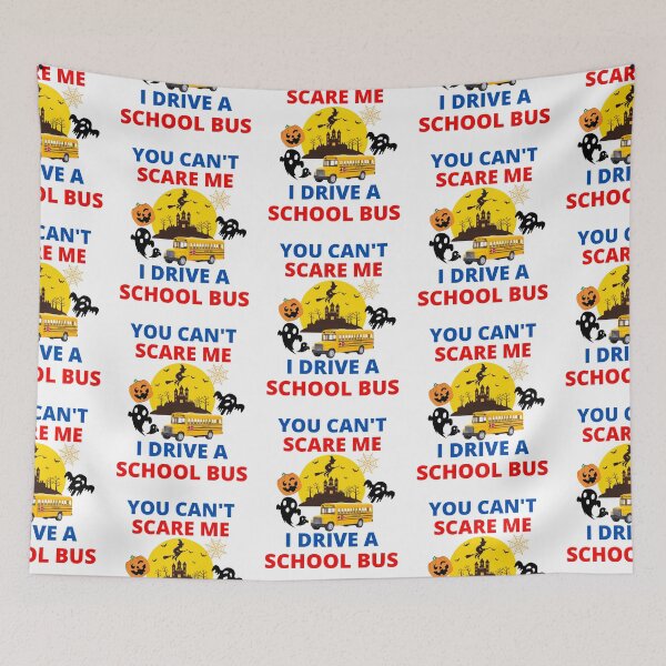 Item preview, Funny Halloween You Can't Scare Me I Drive A School Bus designed and sold by BhavyaBathla.