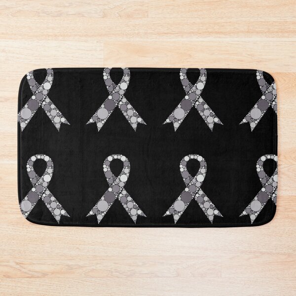 Item preview, Brain Cancer Awareness Grey Polka Dot Ribbon designed and sold by GravitiTees.
