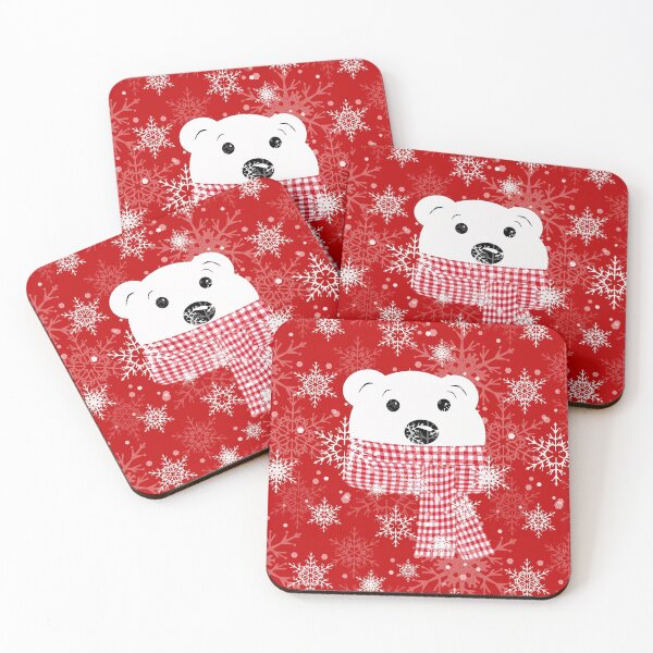 Item preview, The muzzle of a polar bear, Christmas. designed and sold by marinaklykva.