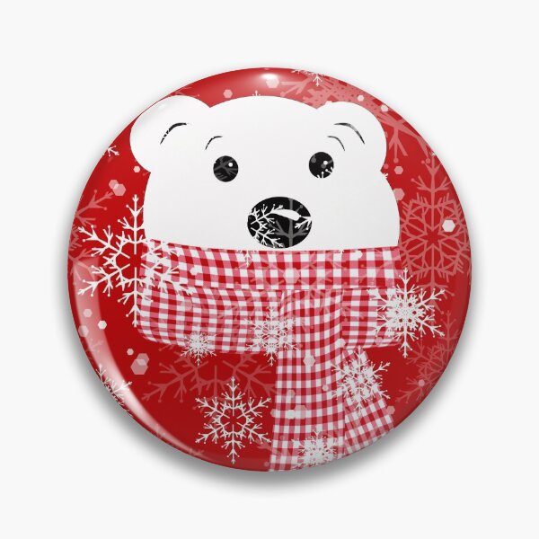 Item preview, The muzzle of a polar bear, Christmas. designed and sold by marinaklykva.