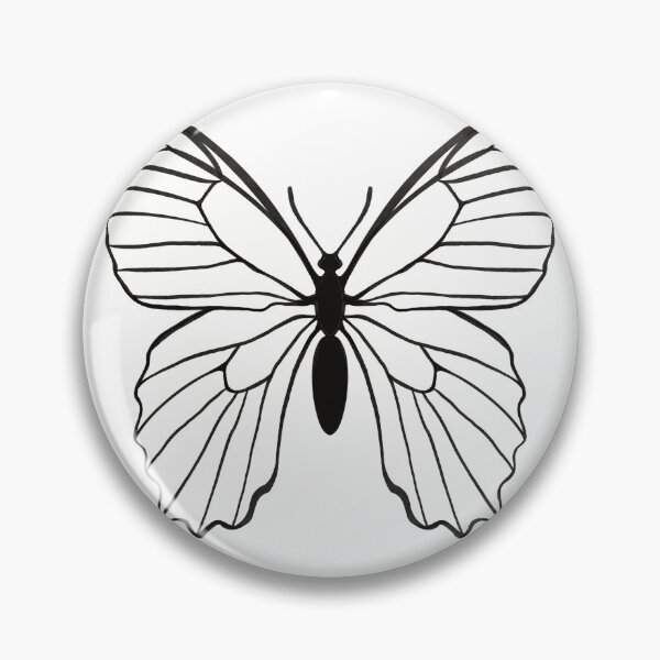 Item preview, Minimal butterfly outline designed and sold by HOUSEMONTAGUE.