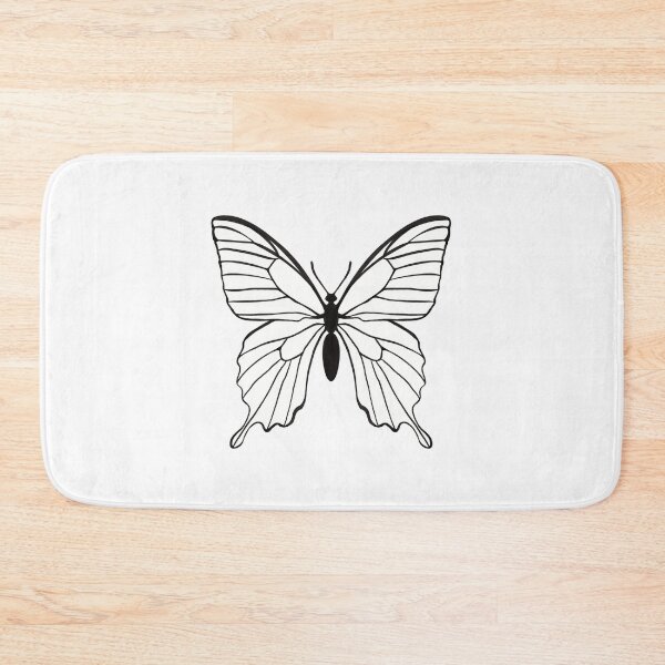 Item preview, Minimal butterfly outline designed and sold by HOUSEMONTAGUE.