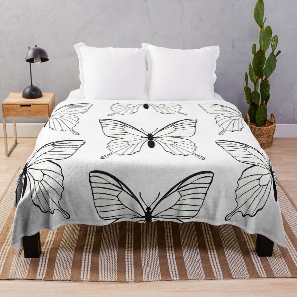 Item preview, Minimal butterfly outline designed and sold by HOUSEMONTAGUE.