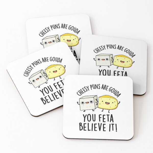 Item preview, Cheesy Puns Are Gouda You Feta Believe It Funny Cheese Puns  designed and sold by punnybone.