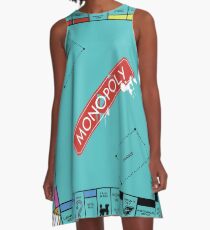 Monopoly Board A-Line Dress