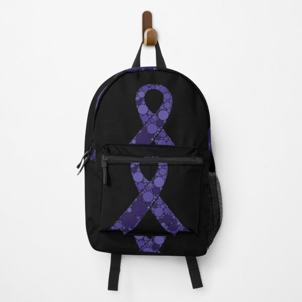 Item preview, Colon Cancer Awareness Dark Blue Polka Dot Ribbon designed and sold by GravitiTees.