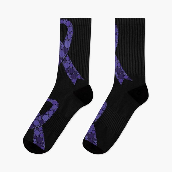 Item preview, Colon Cancer Awareness Dark Blue Polka Dot Ribbon designed and sold by GravitiTees.