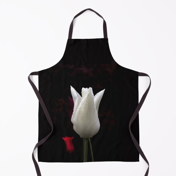 Item preview, White Tulip on a Black Background designed and sold by AlexLyubar.