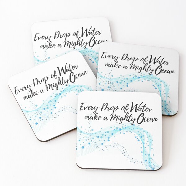 Item preview, Every drop of water make a mighty Ocean designed and sold by AIOSG.