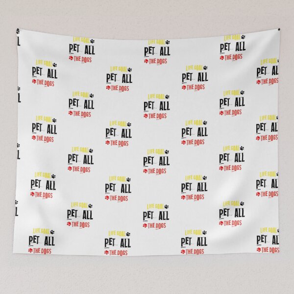 Item preview, Life Goal Pet All The Dogs t-shirt designed and sold by happyshirt27.