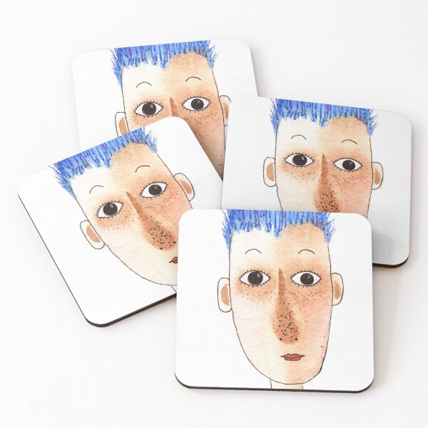 Item preview, Boy with blue hair. designed and sold by TatianaAltati.