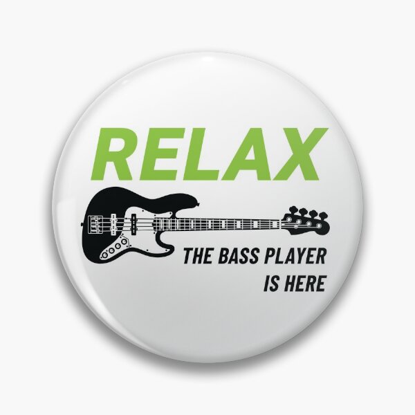 Item preview, Relax The Bass Player Is Here J-Style Bass Guitar Light Theme designed and sold by nightsworthy.