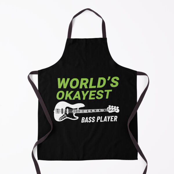 Item preview, World's Okayest Bass Player J-Style Bass Guitar Dark Theme designed and sold by nightsworthy.