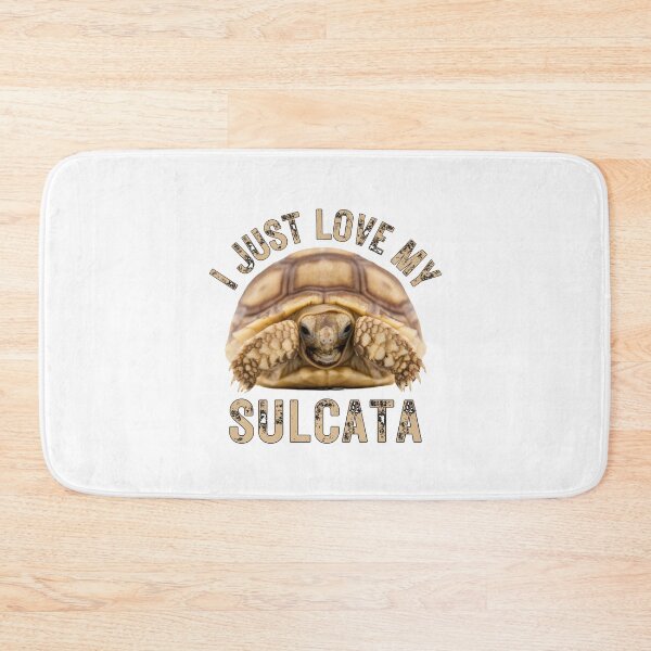 Item preview, Sulcata Tortoise I Just Love My Sulcata Pet Turtle Sticker designed and sold by CBCreations73.