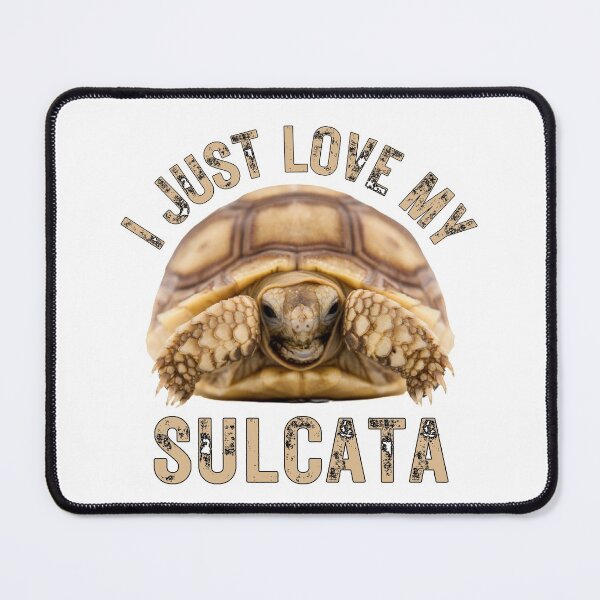 Item preview, Sulcata Tortoise I Just Love My Sulcata Pet Turtle Sticker designed and sold by CBCreations73.