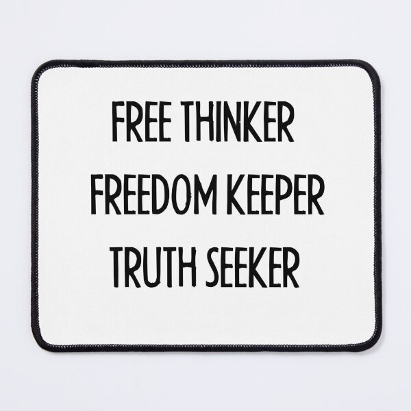 Item preview, Free Thinker, Freedom Keeper, Truth Seeker designed and sold by AwakeApparel.
